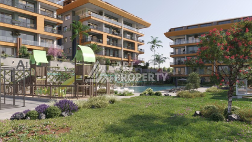 Квартиры 55-234 кв.м. на завершающейся стадии строительства. Кестель, Алания - Ракурс 9