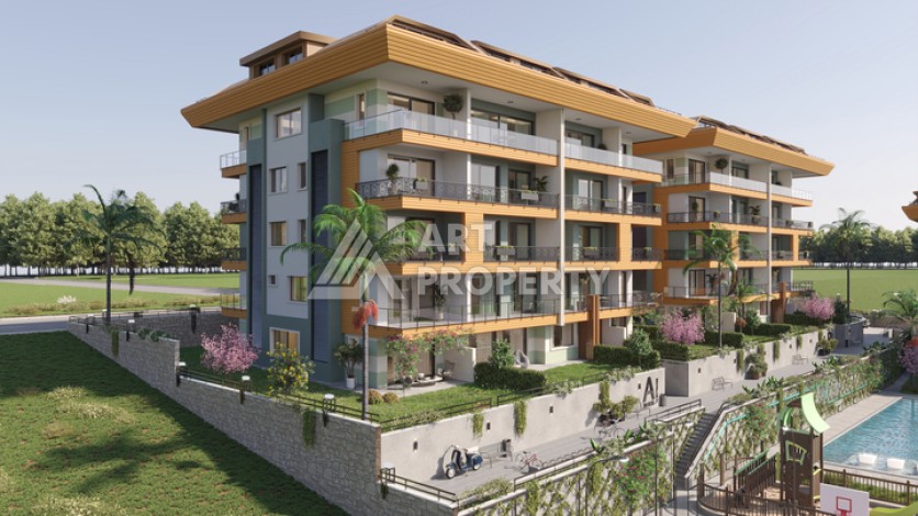 Квартиры 55-234 кв.м. на завершающейся стадии строительства. Кестель, Алания - Ракурс 12