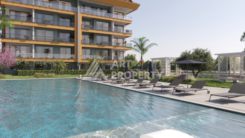 Квартиры 55-234 кв.м. на завершающейся стадии строительства. Кестель, Алания - Ракурс 19