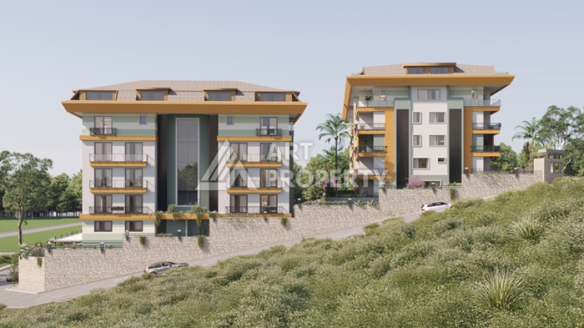 Квартиры 55-234 кв.м. на завершающейся стадии строительства. Кестель, Алания - Ракурс 23