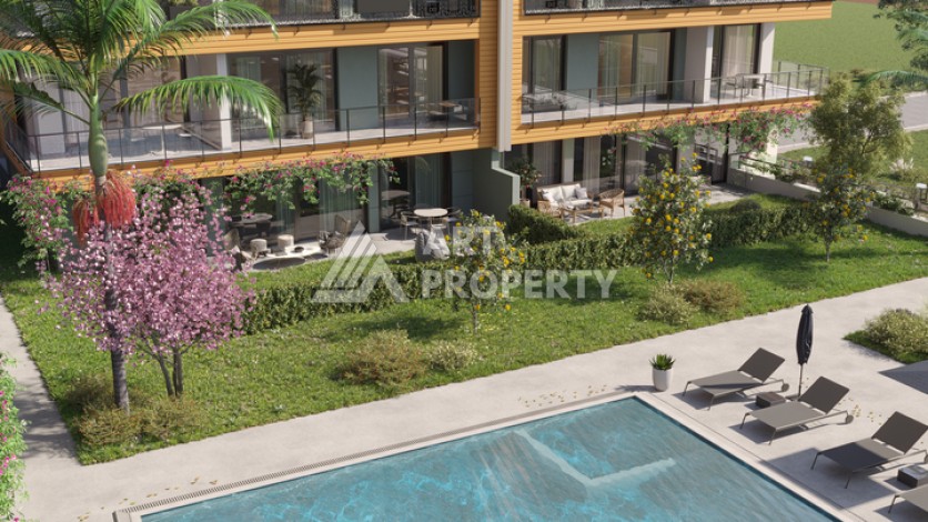 Квартиры 55-234 кв.м. на завершающейся стадии строительства. Кестель, Алания - Ракурс 25