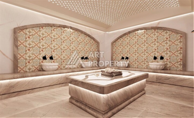 Квартиры 55-234 кв.м. на завершающейся стадии строительства. Кестель, Алания - Ракурс 34