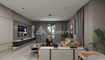 Квартиры 55-234 кв.м. на завершающейся стадии строительства. Кестель, Алания - Ракурс 45