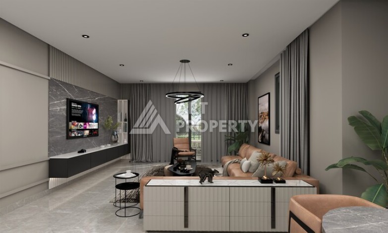 Квартиры 55-234 кв.м. на завершающейся стадии строительства. Кестель, Алания - Ракурс 44