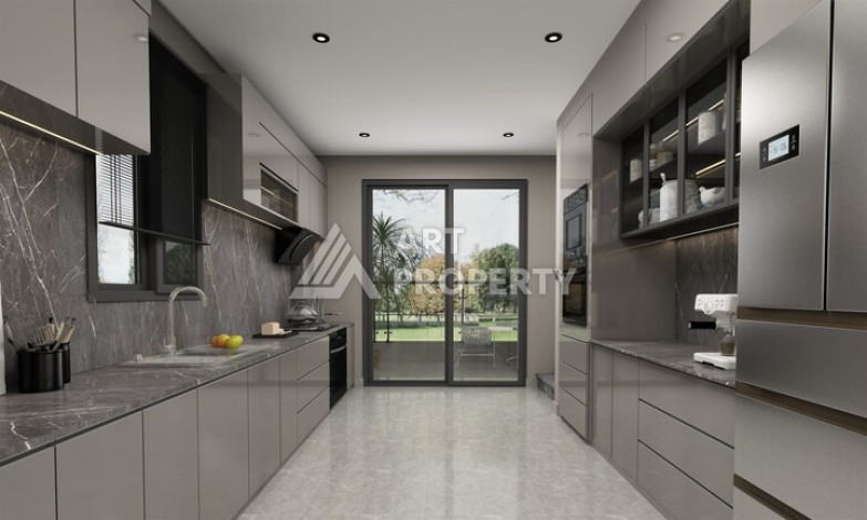 Квартиры 55-234 кв.м. на завершающейся стадии строительства. Кестель, Алания - Ракурс 48