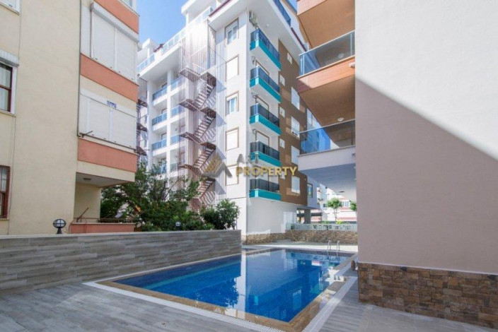 Двухуровневая квартира 2+1 в центре Аланьи в районе пляжа Клеопатра, 108 м2 - Ракурс 15