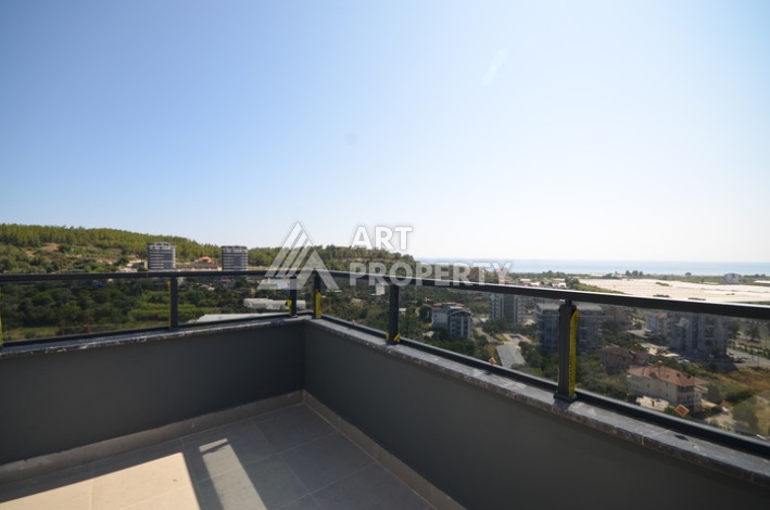 Современный дуплекс 2+1 с панорамным видом на море и бассейн — отличное предложение для комфортной жизни и отдыха. - Ракурс 3