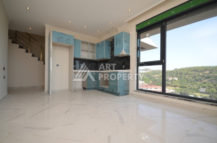 Современный дуплекс 2+1 с панорамным видом на море и бассейн — отличное предложение для комфортной жизни и отдыха. - Ракурс 13