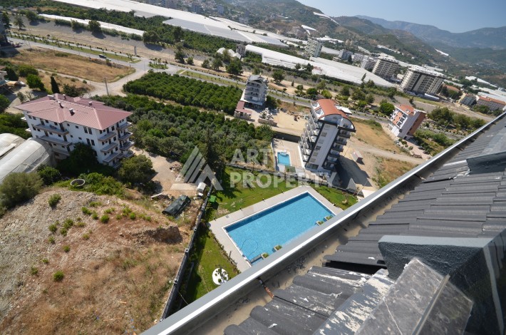 Современный дуплекс 2+1 с панорамным видом на море и бассейн — отличное предложение для комфортной жизни и отдыха. - Ракурс 14