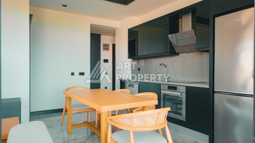 Апартаменты 1+1 в престижном районе Кестель, всего в 50 метрах от моря. - Ракурс 5