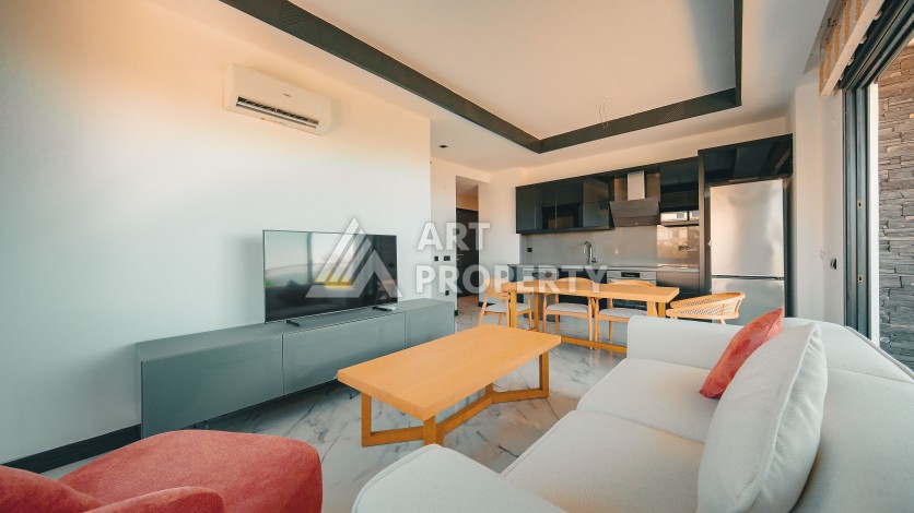 Апартаменты 1+1 в престижном районе Кестель, всего в 50 метрах от моря. - Ракурс 8