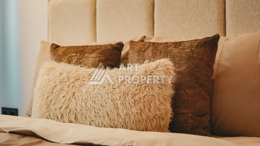 Апартаменты 1+1 в престижном районе Кестель, всего в 50 метрах от моря. - Ракурс 12