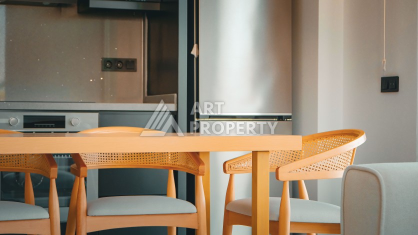 Апартаменты 1+1 в престижном районе Кестель, всего в 50 метрах от моря. - Ракурс 13