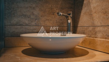 Апартаменты 1+1 в престижном районе Кестель, всего в 50 метрах от моря. - Ракурс 18