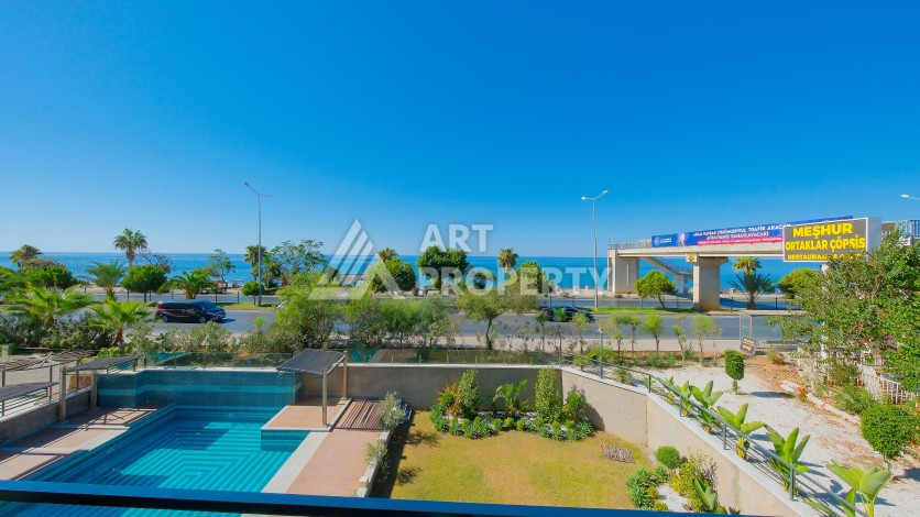 Апартаменты 1+1 в престижном районе Кестель, всего в 50 метрах от моря. - Ракурс 21