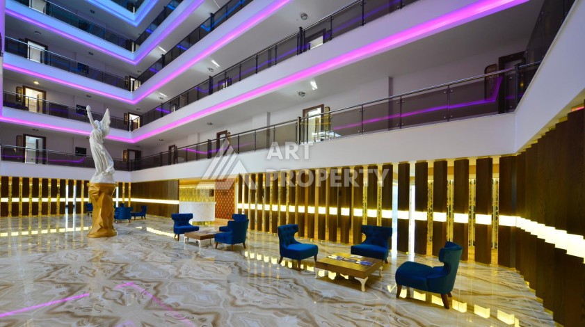 Апартаменты 1+1 в районе Махмутлар, всего в 150 метрах от моря. - Ракурс 11