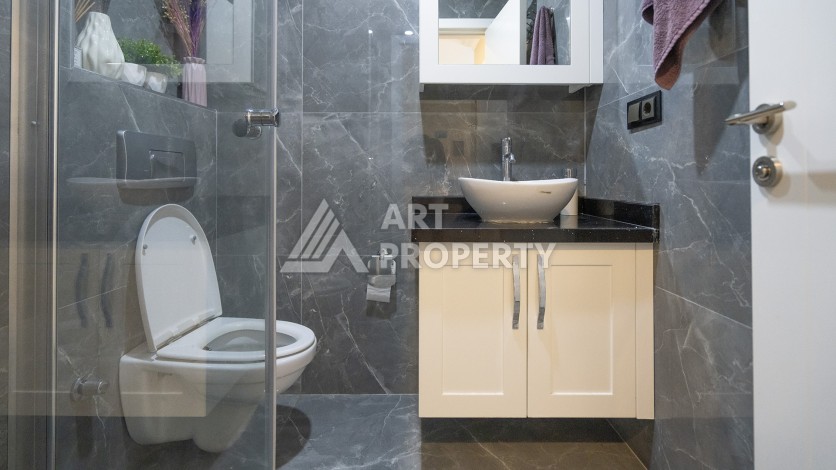 Недорогая квартира 1+1 в районе Оба, 300 м до моря - Ракурс 4