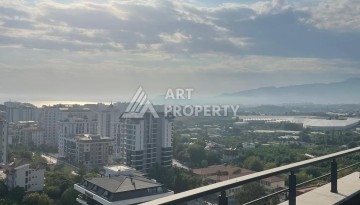 Двухуровневые апартаменты 2+1 с панорамным видом на море и крепость Алании. - Ракурс 1