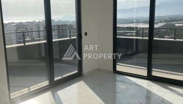 Двухуровневые апартаменты 2+1 с панорамным видом на море и крепость Алании. - Ракурс 4