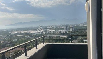 Двухуровневые апартаменты 2+1 с панорамным видом на море и крепость Алании. - Ракурс 6