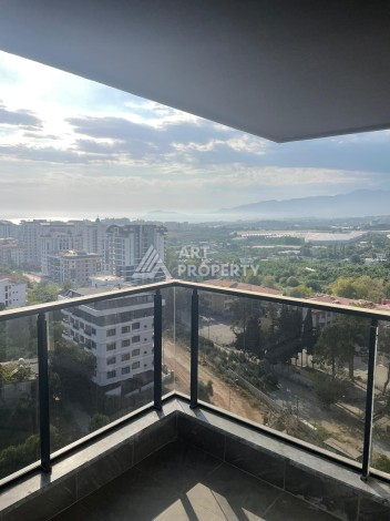 Двухуровневые апартаменты 2+1 с панорамным видом на море и крепость Алании. - Ракурс 12