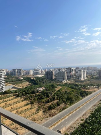 Двухуровневые апартаменты 2+1 с панорамным видом на море и крепость Алании. - Ракурс 13