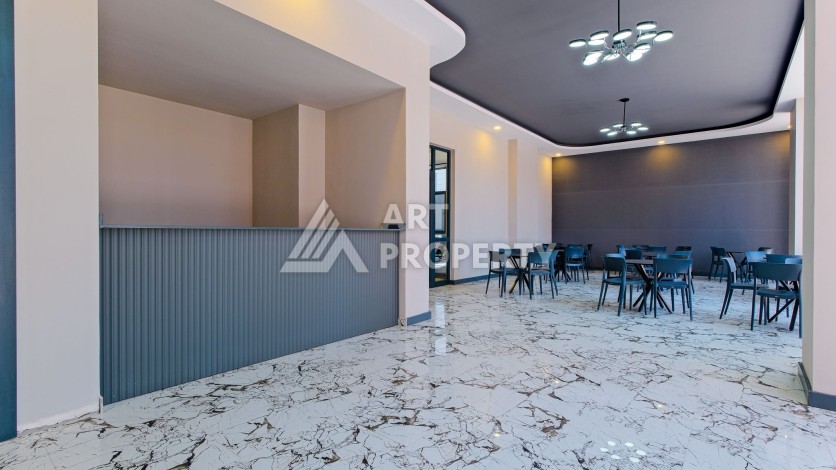 Квартира 1+1 в современном комплексе, 650 м до моря, центр Махмутлара - Ракурс 4