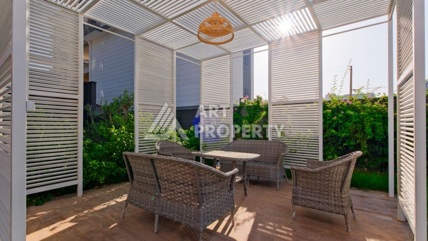 Квартира 1+1 в современном комплексе, 650 м до моря, центр Махмутлара - Ракурс 11