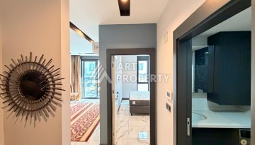 Квартира 1+1 в современном комплексе, 650 м до моря, центр Махмутлара - Ракурс 17