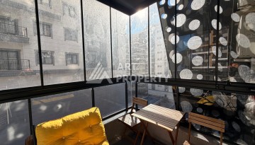 Квартира 1+1 в современном комплексе, 650 м до моря, центр Махмутлара - Ракурс 19