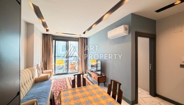 Квартира 1+1 в современном комплексе, 650 м до моря, центр Махмутлара - Ракурс 22