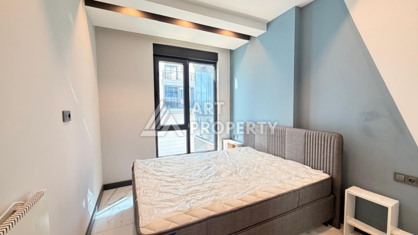 Квартира 1+1 в современном комплексе, 650 м до моря, центр Махмутлара - Ракурс 23