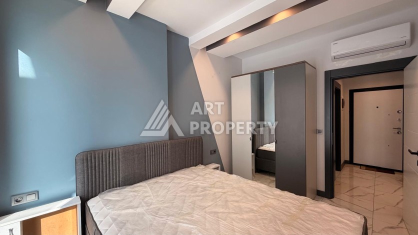 Квартира 1+1 в современном комплексе, 650 м до моря, центр Махмутлара - Ракурс 24