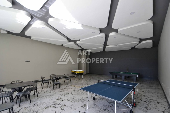 Квартира 1+1 в современном комплексе, 650 м до моря, центр Махмутлара - Ракурс 26