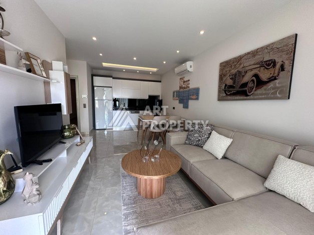 Меблированная квартира 1+1 у моря, 65 кв.м. в Махмутларе, Алания - Ракурс 6