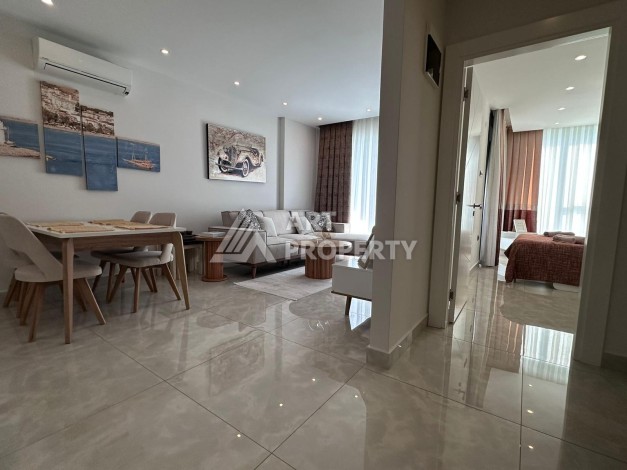 Меблированная квартира 1+1 у моря, 65 кв.м. в Махмутларе, Алания - Ракурс 7