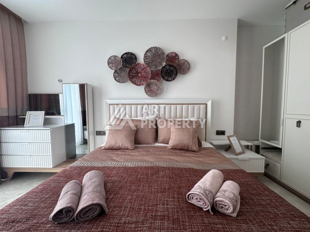 Меблированная квартира 1+1 у моря, 65 кв.м. в Махмутларе, Алания - Ракурс 9