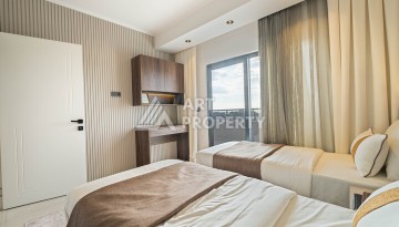 Двухуровневая квартира 2+1 с видом на море, 110 кв.м. Махмутлар, Алания - Ракурс 7