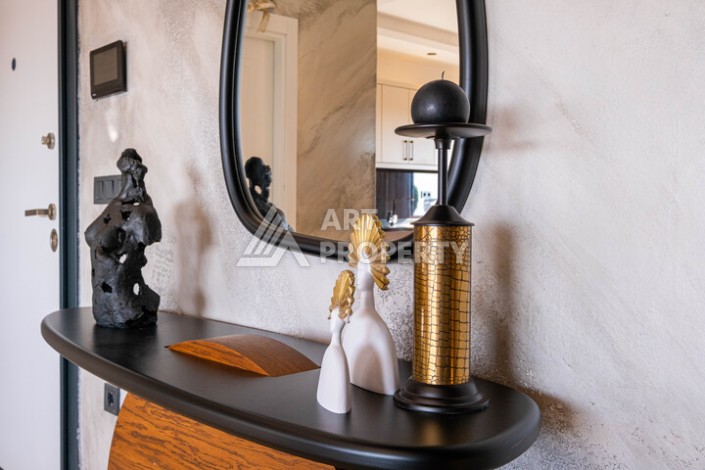 Двухуровневая квартира 2+1 с видом на море, 110 кв.м. Махмутлар, Алания - Ракурс 8