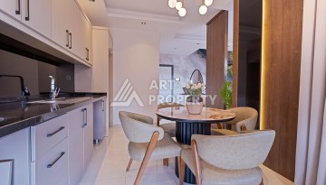 Двухуровневая квартира 2+1 с видом на море, 110 кв.м. Махмутлар, Алания - Ракурс 15