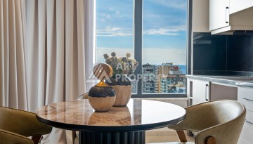 Двухуровневая квартира 2+1 с видом на море, 110 кв.м. Махмутлар, Алания - Ракурс 16