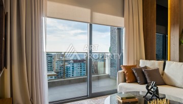 Двухуровневая квартира 2+1 с видом на море, 110 кв.м. Махмутлар, Алания - Ракурс 25