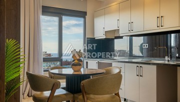 Двухуровневая квартира 2+1 с видом на море, 110 кв.м. Махмутлар, Алания - Ракурс 27