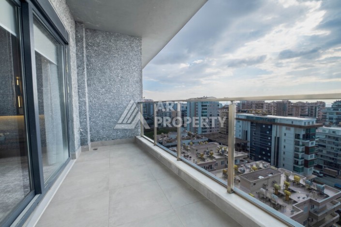 Двухуровневая квартира 2+1 с видом на море, 110 кв.м. Махмутлар, Алания - Ракурс 27