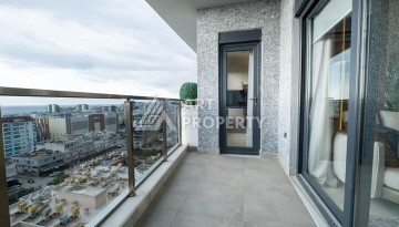 Двухуровневая квартира 2+1 с видом на море, 110 кв.м. Махмутлар, Алания - Ракурс 29