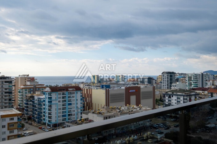 Двухуровневая квартира 2+1 с видом на море, 110 кв.м. Махмутлар, Алания - Ракурс 29