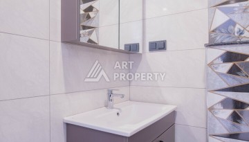 Двухуровневая квартира 2+1 с видом на море, 110 кв.м. Махмутлар, Алания - Ракурс 32