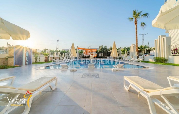 Меблированная квартира 1+1, всего 500 м до моря. Махмутлар, Алания - Ракурс 4