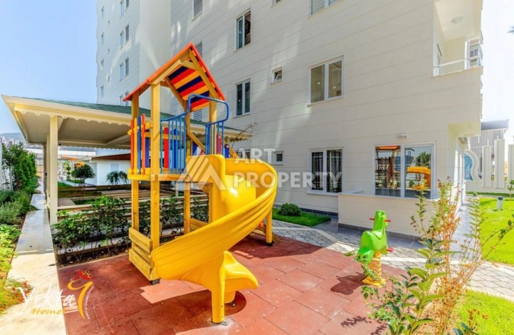 Меблированная квартира 1+1, всего 500 м до моря. Махмутлар, Алания - Ракурс 5