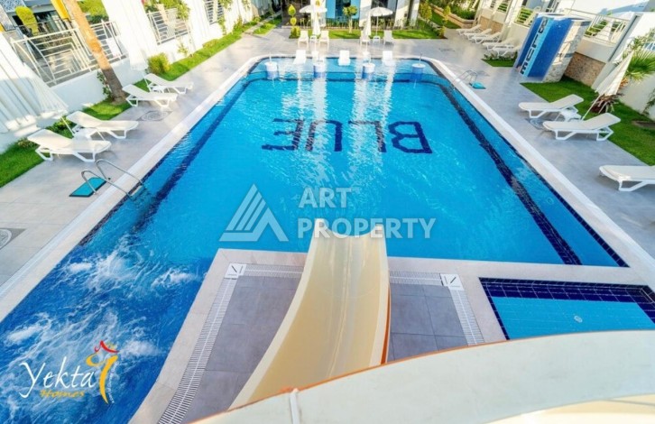 Меблированная квартира 1+1, всего 500 м до моря. Махмутлар, Алания - Ракурс 6